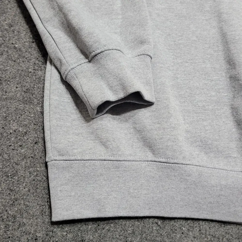 Carhartt Sweatshirt Men Large Heather Gray K124 Marquette Crewneck Dorito Stitch